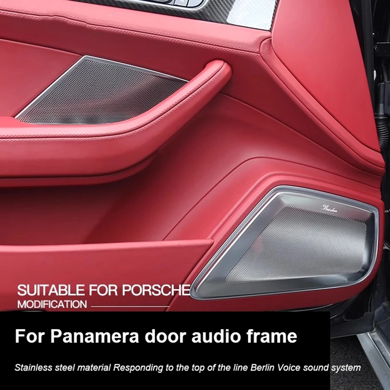For Porsche Panamera 2017 2019 2020 2021 2022 2023 LongWheelbase Style Car Door Horn Protection Cover Audio Speaker Modification
For Porsche Panamera 2017 2019 2020 2021 2022 2023 LongWheelbase Style Car Door Horn Protection Cover Audio Speaker Modification