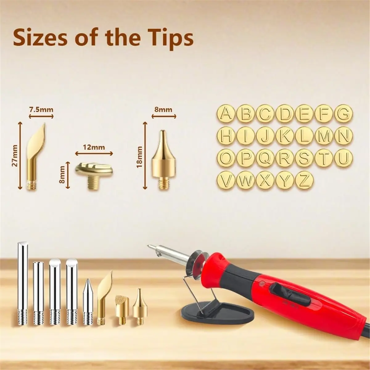 PROMOTION~ Wood Burning Tool Professional Wood Burner Pyrography Pen Kit 26 Letters Temperature Adjustable for Crafts US Plug
PROMOTION~ Wood Burning Tool Professional Wood Burner Pyrography Pen Kit 26 Letters Temperature Adjustable for Crafts US Plug