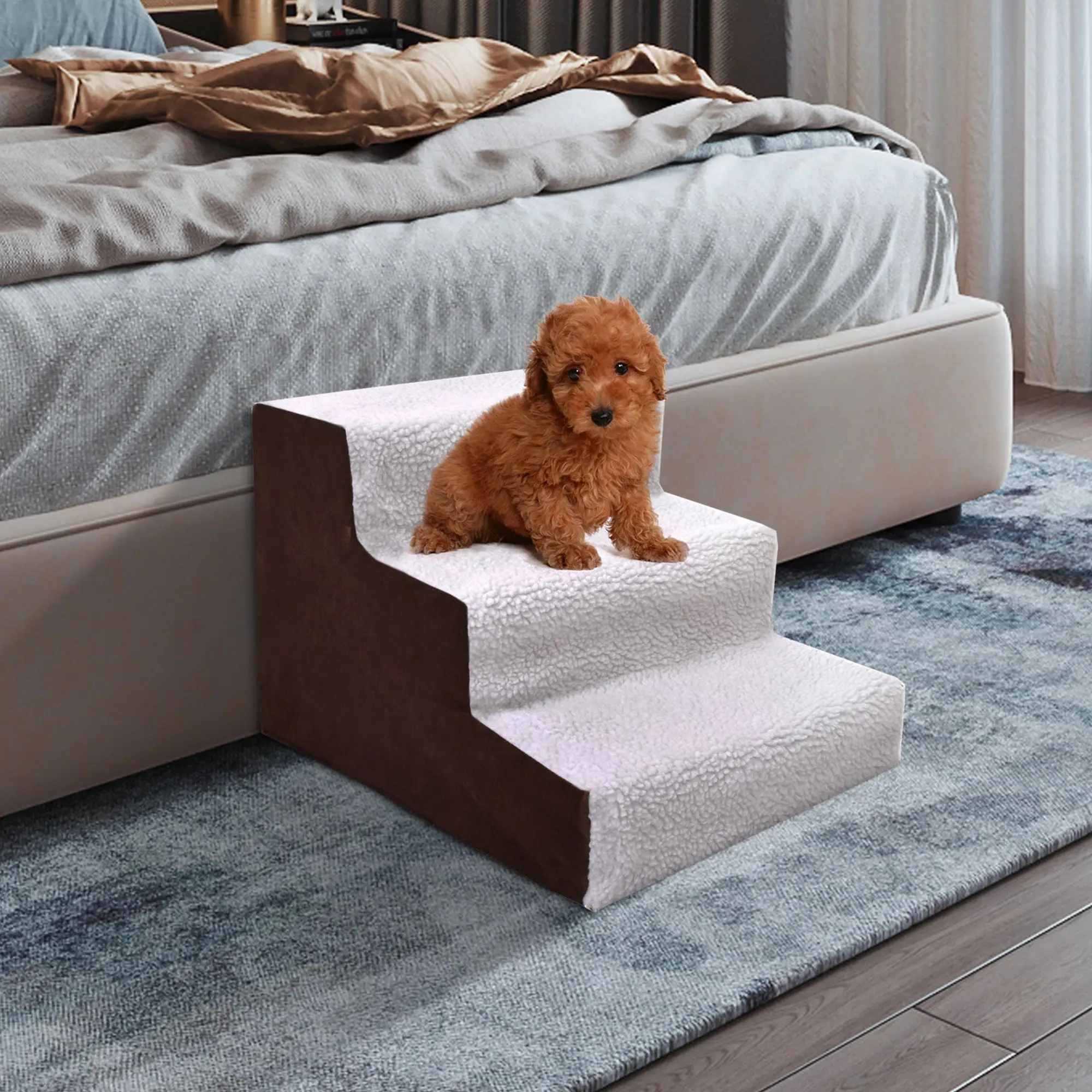 Doggy Steps for Dogs and Cats Used as Dog Ladder for Tall Couch, Bed, Chair or Car
Doggy Steps for Dogs and Cats Used as Dog Ladder for Tall Couch, Bed, Chair or Car