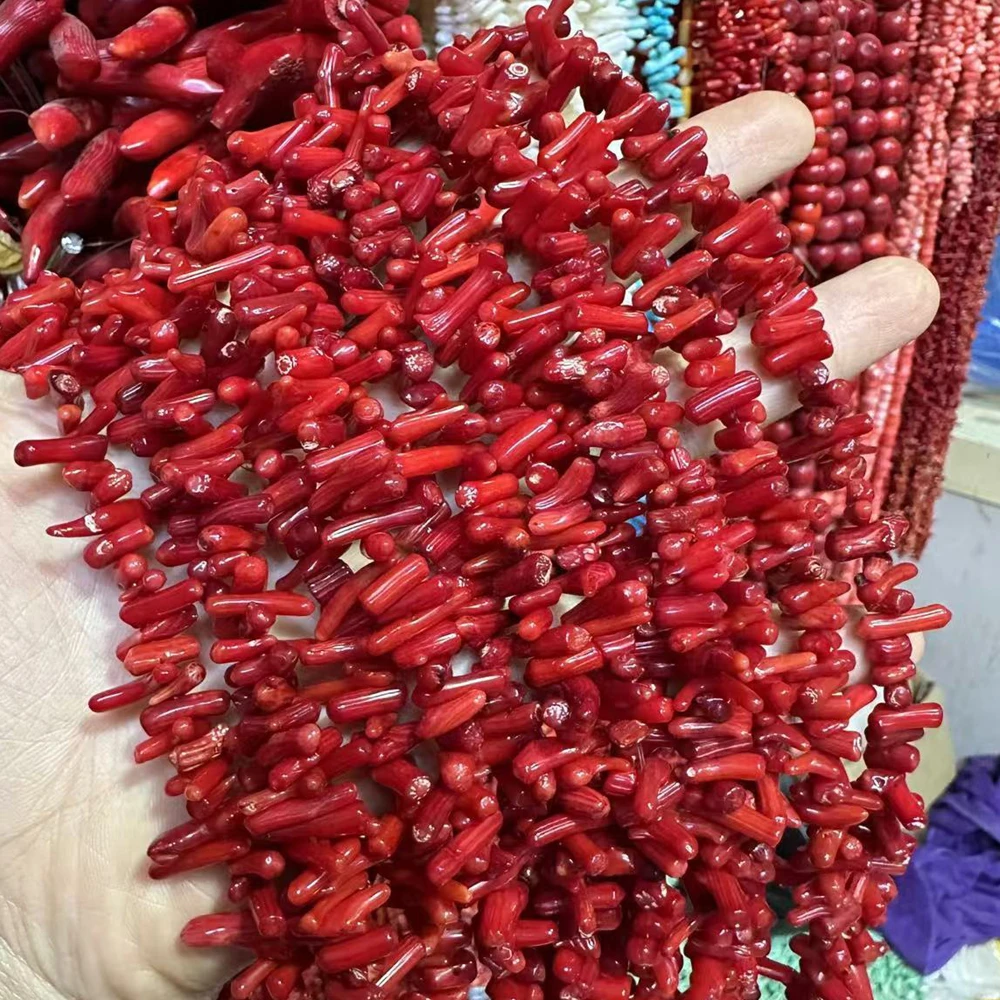 10-14mm Wholesale Red Coral Strings of Beaded Semi-finished Necklace Women Jewelry Gifts Handmade DIY Accessories J6061
10-14mm Wholesale Red Coral Strings of Beaded Semi-finished Necklace Women Jewelry Gifts Handmade DIY Accessories J6061