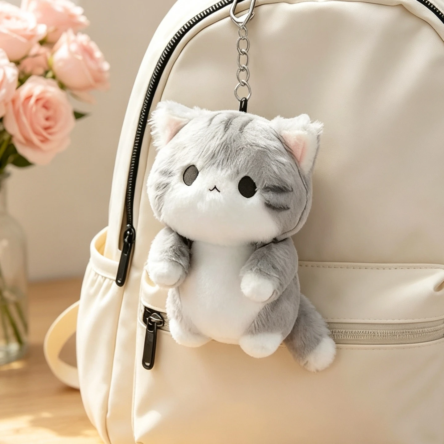 Emotional Support Fluffy Cat Keychain Kawaii Kitty Backpack Charm Stress Relief Cute Pendant for Purse Backpack HealingCompanion
Emotional Support Fluffy Cat Keychain Kawaii Kitty Backpack Charm Stress Relief Cute Pendant for Purse Backpack HealingCompanion