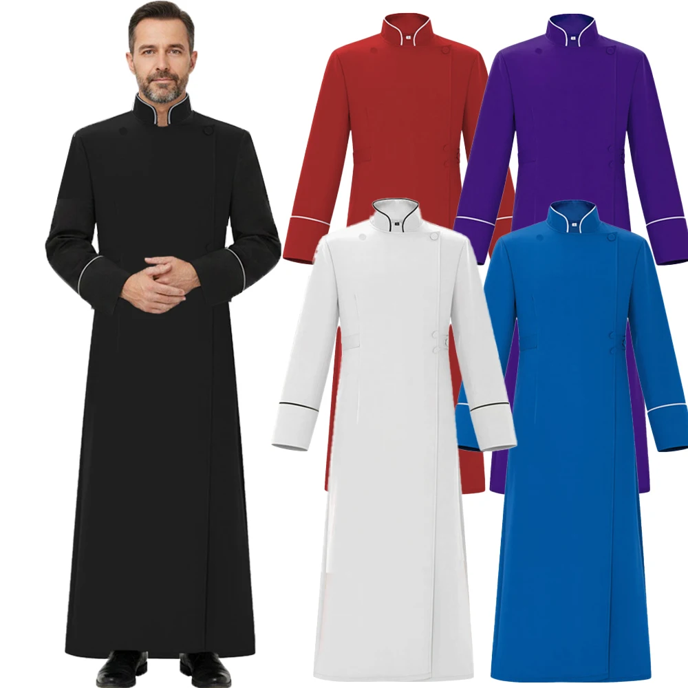 Men's Medieval Priest Clothes Clerical Robe Pope Pastor Missionary Catholic Church Religious Cosplay Costume Halloween Costume
Men's Medieval Priest Clothes Clerical Robe Pope Pastor Missionary Catholic Church Religious Cosplay Costume Halloween Costume