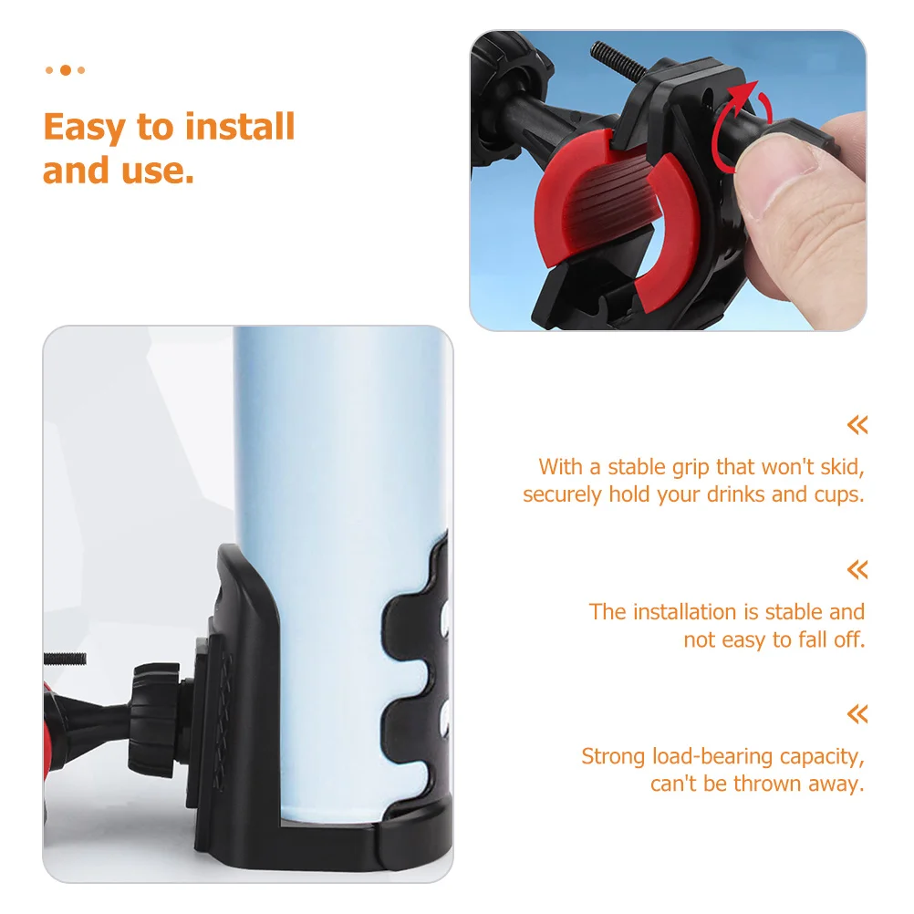 Bike Cup Holder Grip One Piece Design Fits Most Water Bottles Easy to Install for Bicycle Motorcycle Scooter Outdoor
Bike Cup Holder Grip One Piece Design Fits Most Water Bottles Easy to Install for Bicycle Motorcycle Scooter Outdoor