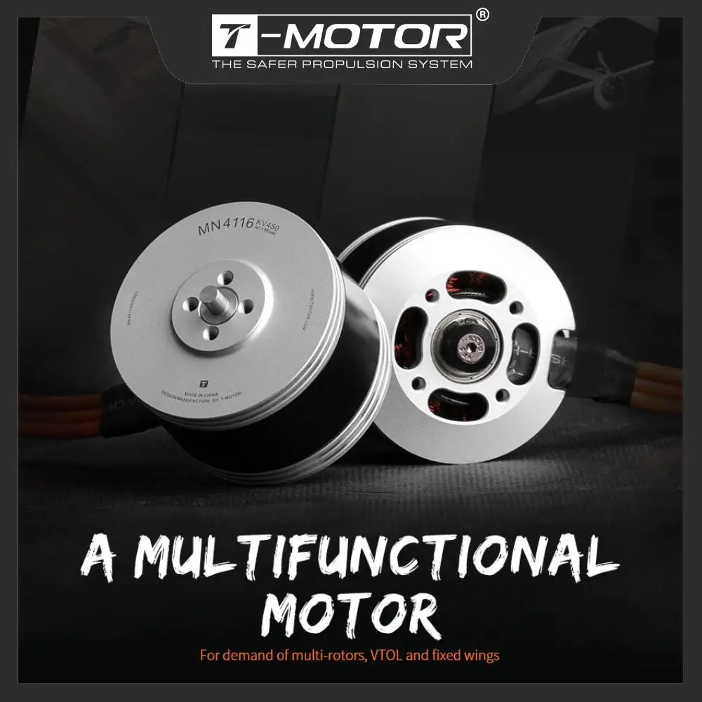 T-MOTOR MN4112 KV320/KV420 Brushless Motor Navigator Type For UAV RC Drone Quadcopter Rotors Multirotor Multi-Motor
T-MOTOR MN4112 KV320/KV420 Brushless Motor Navigator Type For UAV RC Drone Quadcopter Rotors Multirotor Multi-Motor