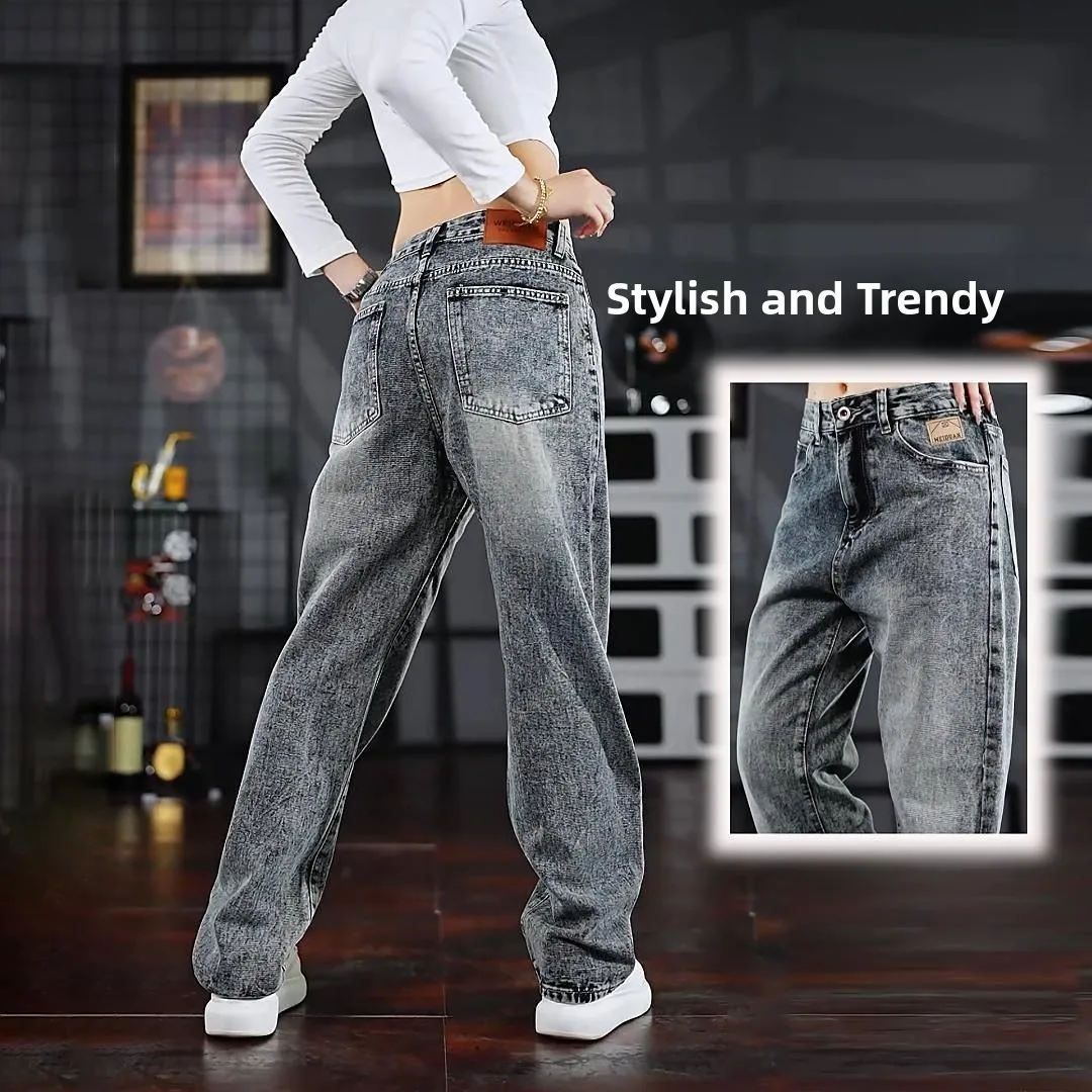 Elastic Straight Leg Dad Jeans Casual Men's Loose Fit Harlan Pants Versatile Mid-aged Small Right Angle Pants Spring Autumn
Elastic Straight Leg Dad Jeans Casual Men's Loose Fit Harlan Pants Versatile Mid-aged Small Right Angle Pants Spring Autumn