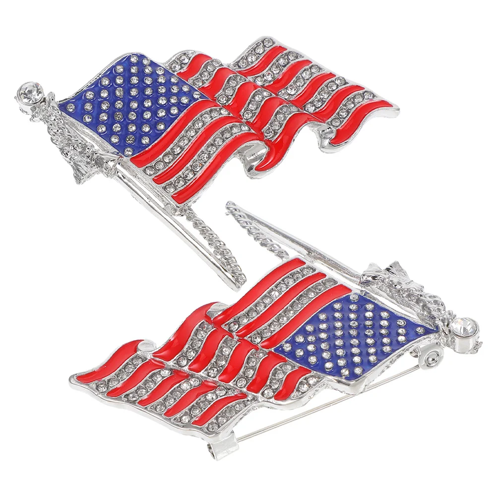 2pcs Waving Usa Flag Brooch Pin American Patriotic Brooches 4Th Of July Memorial Day Lapel Pins Shawl Scarf Clips Dress
2pcs Waving Usa Flag Brooch Pin American Patriotic Brooches 4Th Of July Memorial Day Lapel Pins Shawl Scarf Clips Dress