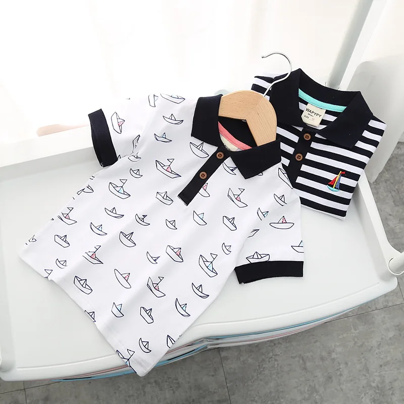 Children's Short SleeveTShirt Children's Summer Clothing Top BabypoloShirt Lapel Fashionable Stylish BoysTT-shirt Wholesale
Children's Short SleeveTShirt Children's Summer Clothing Top BabypoloShirt Lapel Fashionable Stylish BoysTT-shirt Wholesale