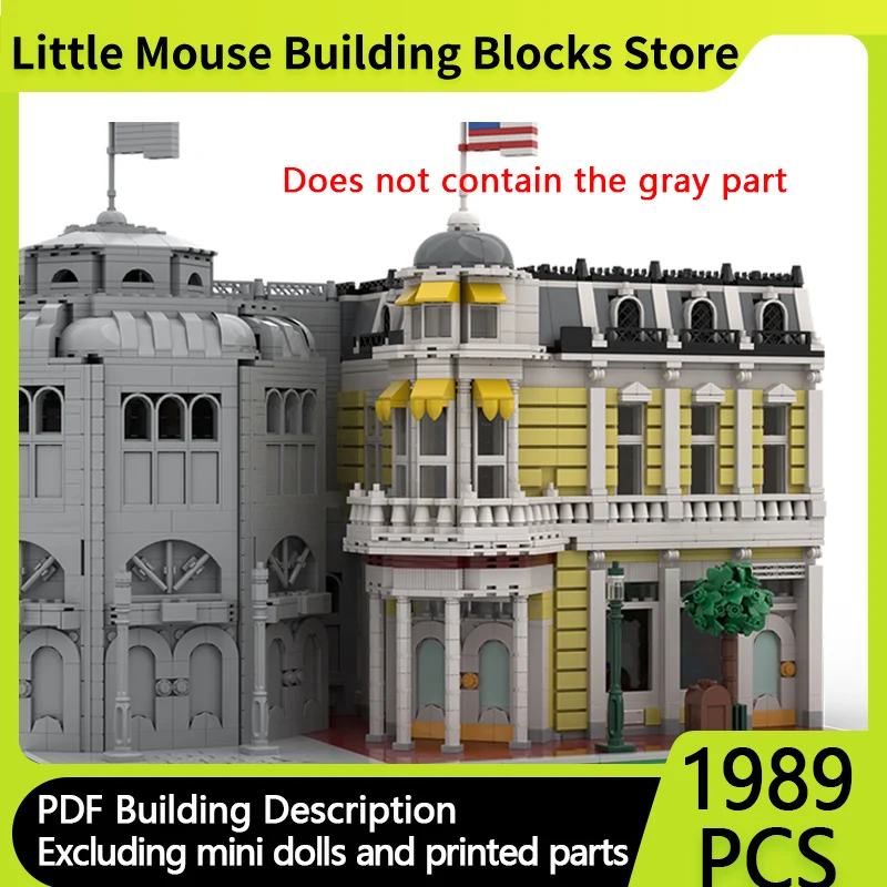 Street View Model MOC Building Bricks Luxury Street Clothing Store Modular Technology Gifts Holiday Assemble Children Toys Suit 
Street View Model MOC Building Bricks Luxury Street Clothing Store Modular Technology Gifts Holiday Assemble Children Toys Suit