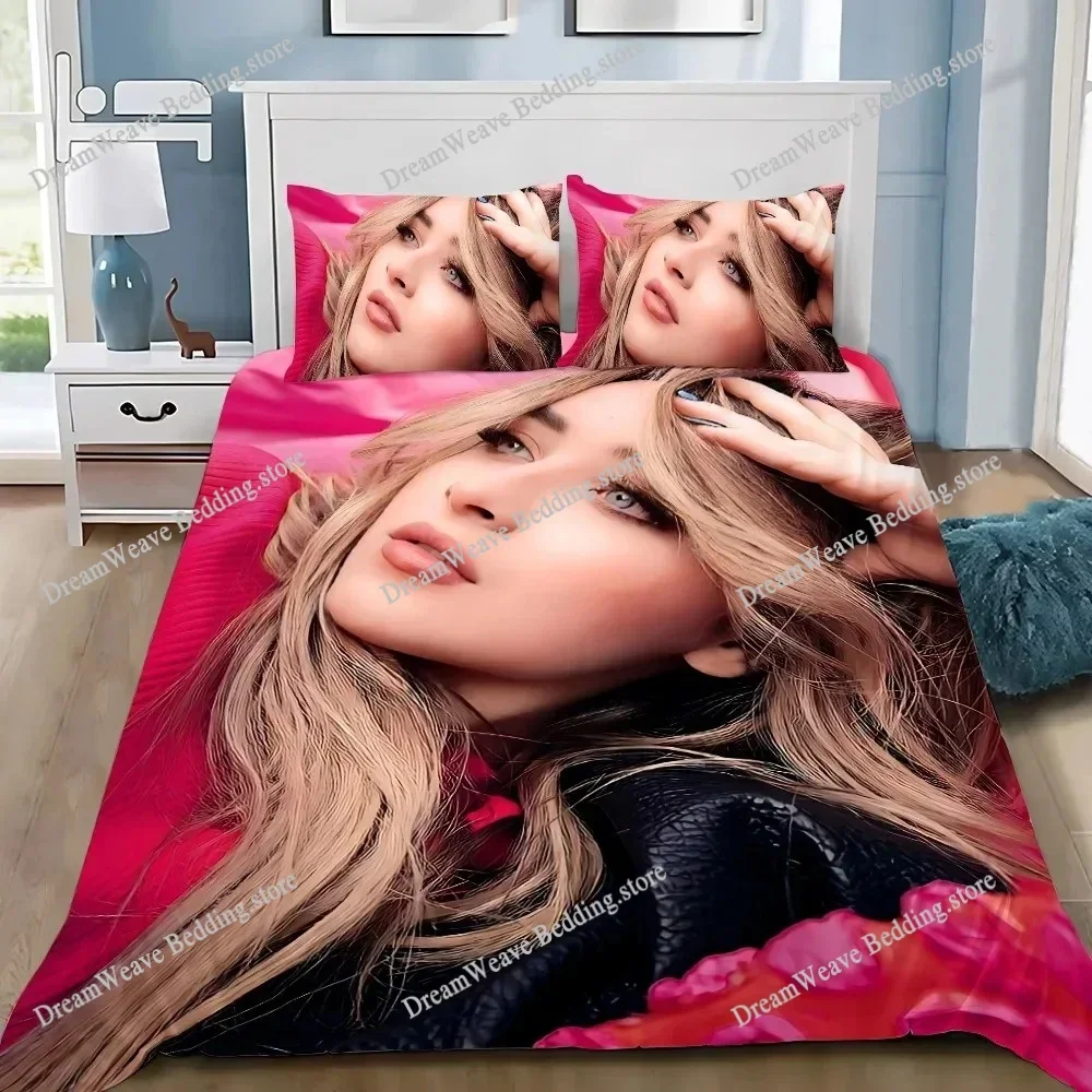Sabrina Carpenter Duvet Cover Pillowcase Bedding Set Adult Children Bedroom Decoration Girl Gift Single Double Large Size963
Sabrina Carpenter Duvet Cover Pillowcase Bedding Set Adult Children Bedroom Decoration Girl Gift Single Double Large Size963