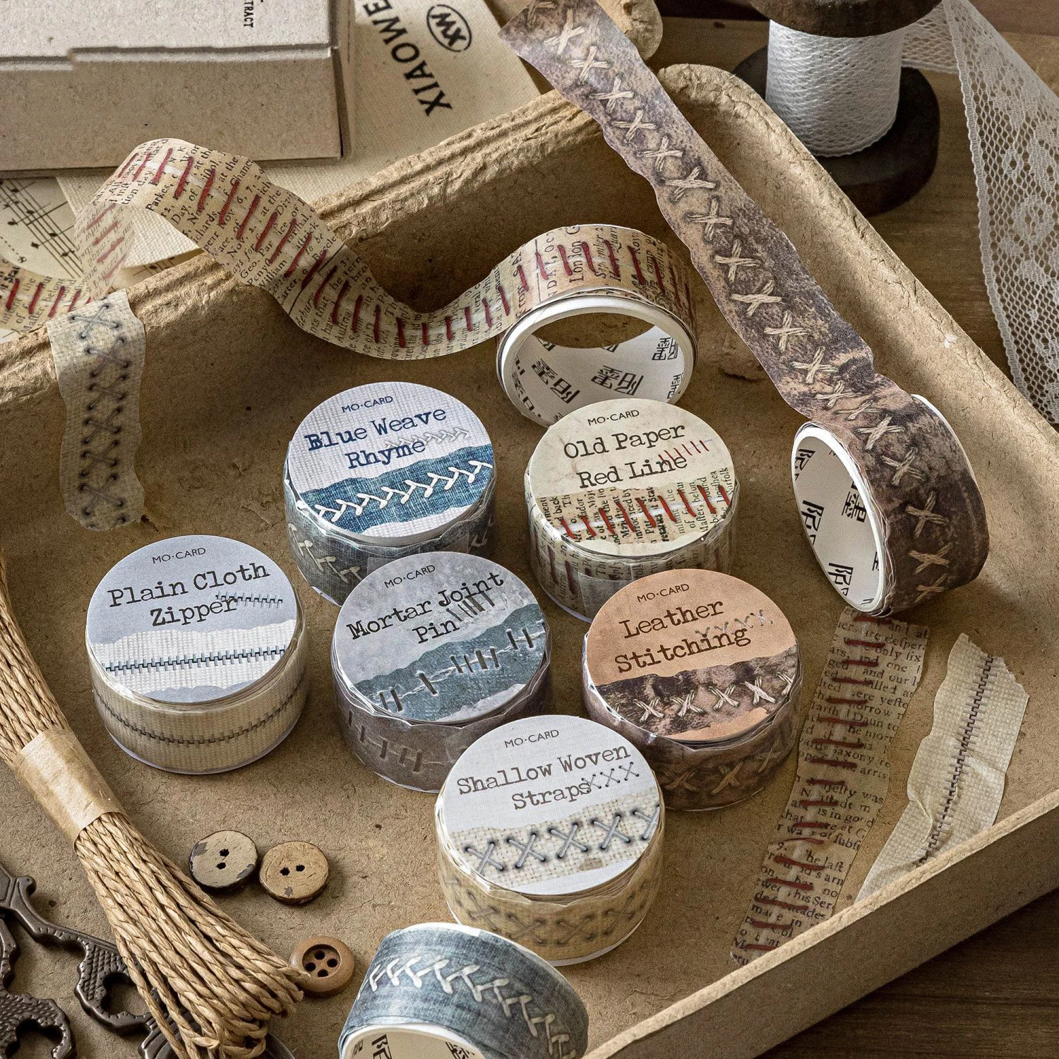 20mm*200cm Ripped-edge Sewing Series Vintage Zipper Landscape Washi Tape Creative DIY Journal Material Collage Stationery
20mm*200cm Ripped-edge Sewing Series Vintage Zipper Landscape Washi Tape Creative DIY Journal Material Collage Stationery