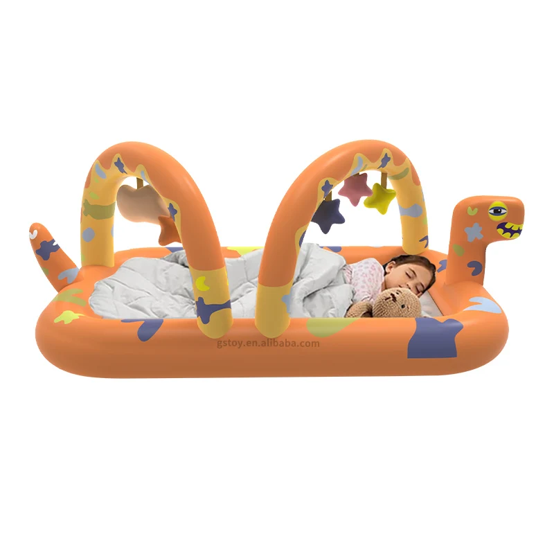 STLF New Design Dinosaur Children's PVC Flocked Sleepover Bed Kids Air Mattress Inflatable Toddler Bed With Crib Pendant
STLF New Design Dinosaur Children's PVC Flocked Sleepover Bed Kids Air Mattress Inflatable Toddler Bed With Crib Pendant