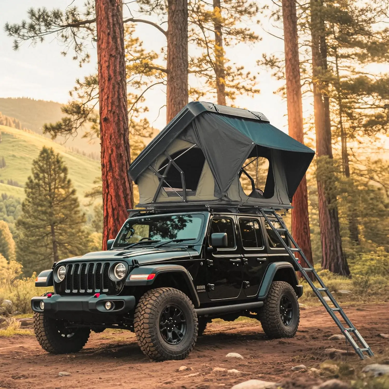 Rooftop Tent Hard Shell, 2-3 Person Camping Tent with LED Lighting, Waterproof Windproof UV Shade Privacy 4 Season Tents
Rooftop Tent Hard Shell, 2-3 Person Camping Tent with LED Lighting, Waterproof Windproof UV Shade Privacy 4 Season Tents