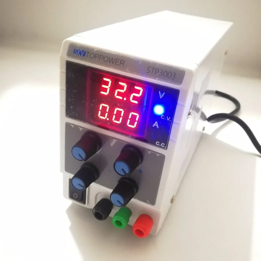 SKYTOPPOWER Variable Regulated DC Power Supply 0-30V 0-3A Adjustable STP3003 110V / 220V
SKYTOPPOWER Variable Regulated DC Power Supply 0-30V 0-3A Adjustable STP3003 110V / 220V