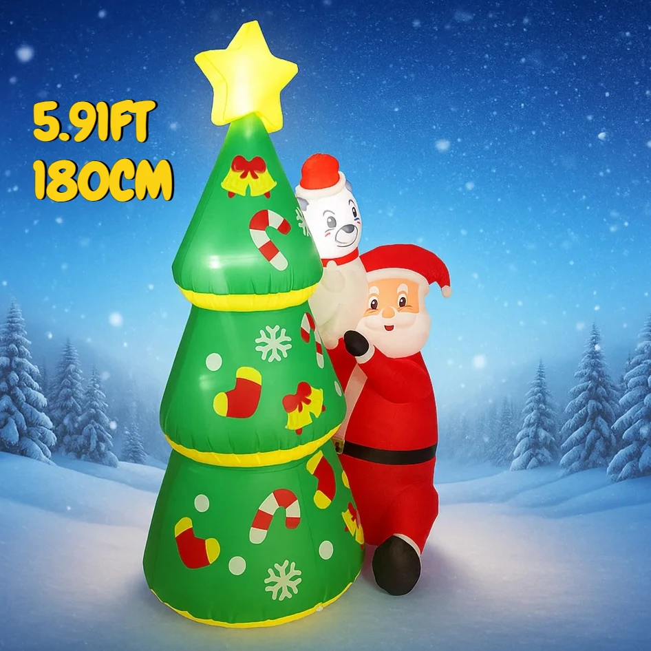 5,91 фута Рождественская вечеринка DIY украшения надувная рождественская елка игрушка Санта-Клауса светодиодный рождественский домашний декор украшение дворовые принадлежности праздничные подарки
5,91 фута Рождественская вечеринка DIY украшения надувная рождественская елка игрушка Санта-Клауса светодиодный рождественский домашний декор украшение дворовые принадлежности праздничные подарки