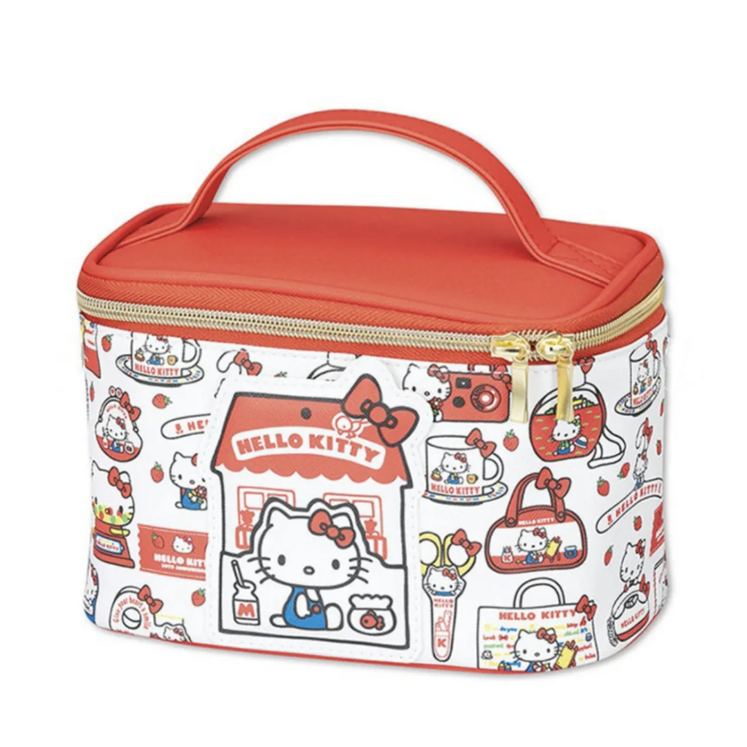 Sanrio Hello Kitty Makeup Bag Kawaii Anime Print Large Capacity Portable Travel Toiletry Bag Cartoon Cute Handbag Gift for Kids
Sanrio Hello Kitty Makeup Bag Kawaii Anime Print Large Capacity Portable Travel Toiletry Bag Cartoon Cute Handbag Gift for Kids