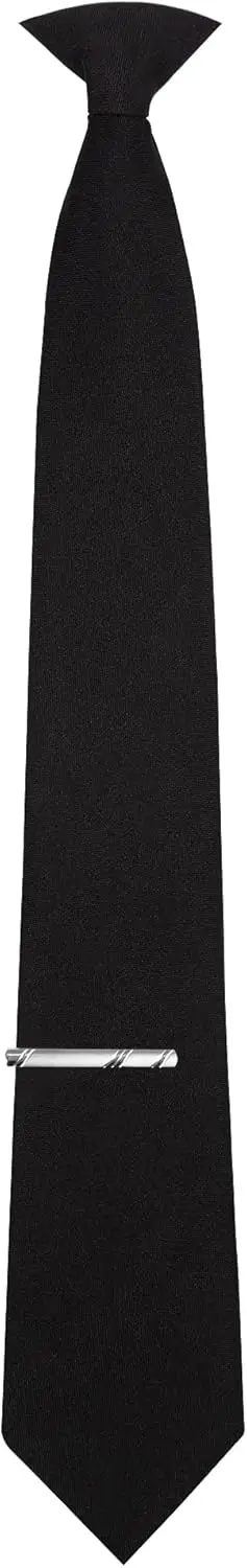 Clip on Tie for Uniform, Blade 3.25" (8.5 cm), Length 21.25" Regular and 24" Extra Long with Tie Clip
Clip on Tie for Uniform, Blade 3.25" (8.5 cm), Length 21.25" Regular and 24" Extra Long with Tie Clip