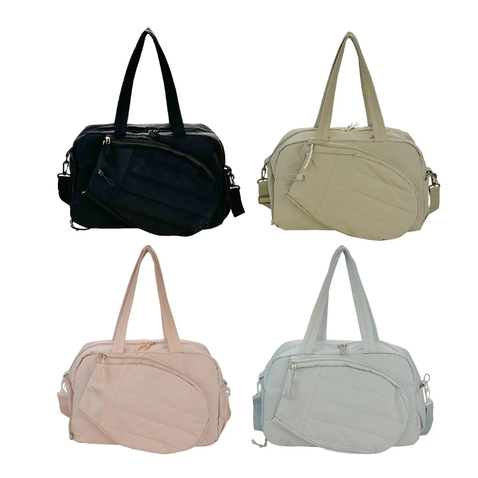 Tennis Tote Bag with Shoe Compartment & Wet Pocket, Portable Tennis Racket Bag for Workout
Tennis Tote Bag with Shoe Compartment & Wet Pocket, Portable Tennis Racket Bag for Workout