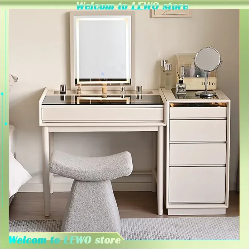White Luxury Dressing Table Mirror Led Light Salon Makeup Dressing Table Storage Bedroom Comoda Pra Quarto Home Furniture
White Luxury Dressing Table Mirror Led Light Salon Makeup Dressing Table Storage Bedroom Comoda Pra Quarto Home Furniture