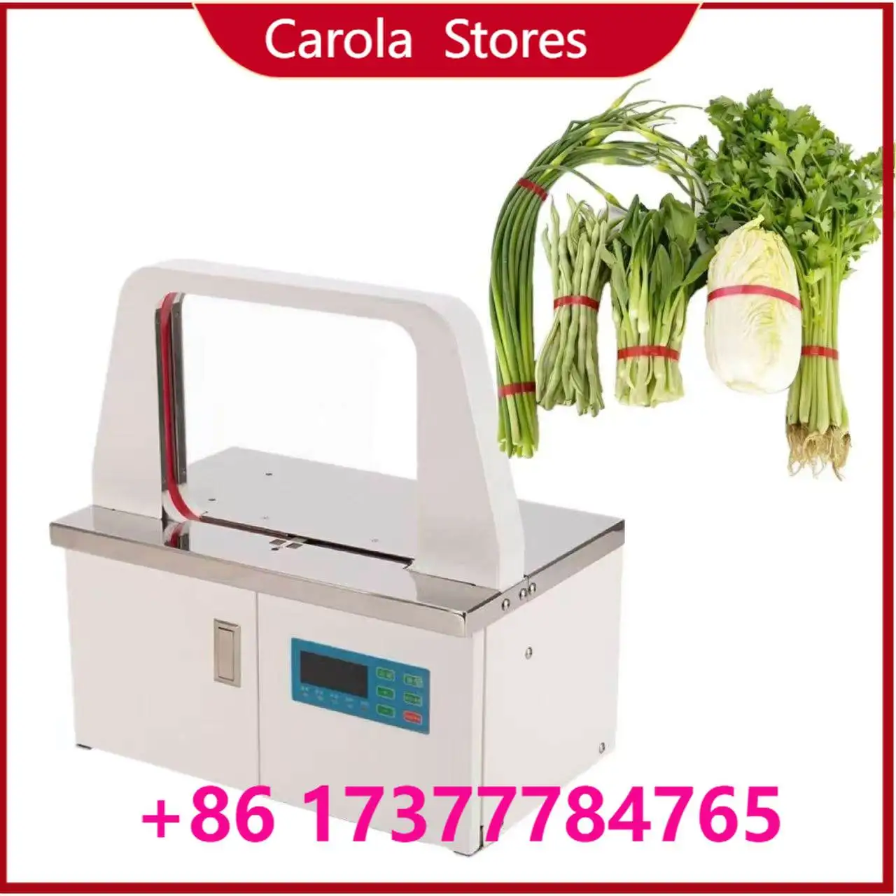 Stainless Steel Tabletop Automatic Strapping Machine Multi Voltage, Small Bundling Equipment for E-commerce Parcel
Stainless Steel Tabletop Automatic Strapping Machine Multi Voltage, Small Bundling Equipment for E-commerce Parcel