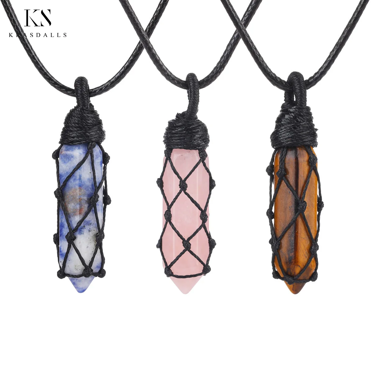 Classic Crystal Necklaces Healing Stone Quartz Amethyst Wire Wrapped Point Pendant Jewelry Gift
Classic Crystal Necklaces Healing Stone Quartz Amethyst Wire Wrapped Point Pendant Jewelry Gift