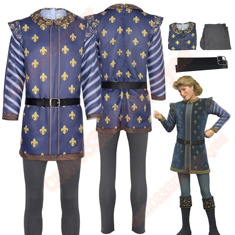 Monster Shrek Cosplay Costume Prince Charming Uniforms Costume Carnival Party Animation Coser Costume
Monster Shrek Cosplay Costume Prince Charming Uniforms Costume Carnival Party Animation Coser Costume