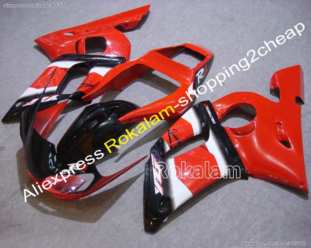 YZF600 R6 98-02 Body Kit For Yamaha YZF R6 1998-2002 Sport Bike Red Black Fairings (Injection Molding)
YZF600 R6 98-02 Body Kit For Yamaha YZF R6 1998-2002 Sport Bike Red Black Fairings (Injection Molding)