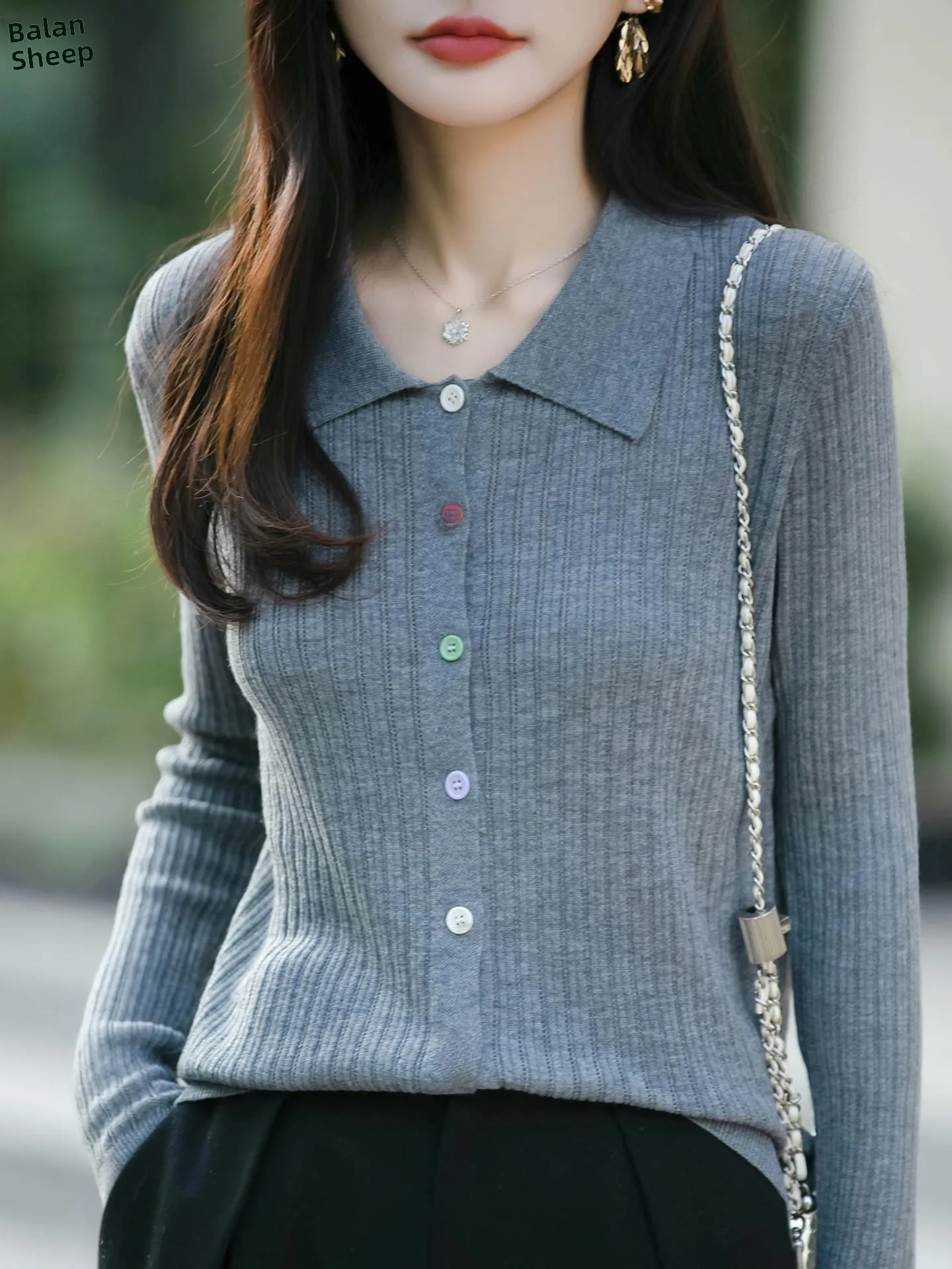 Slim Fit Neck Knitted Cardigan Women's Spring Autumn Style College Fashion Long Sleeve Regular Length Pure Color Top
Slim Fit Neck Knitted Cardigan Women's Spring Autumn Style College Fashion Long Sleeve Regular Length Pure Color Top