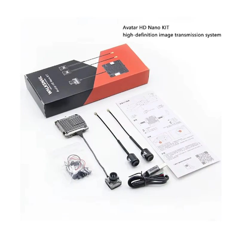 Walksnail Avatar VRX 1080P/60FPS 4KM Distance with Avatar 1S Kit / Avatar HD Micro Kit for FPV Freestyle Drone RC Model
Walksnail Avatar VRX 1080P/60FPS 4KM Distance with Avatar 1S Kit / Avatar HD Micro Kit for FPV Freestyle Drone RC Model