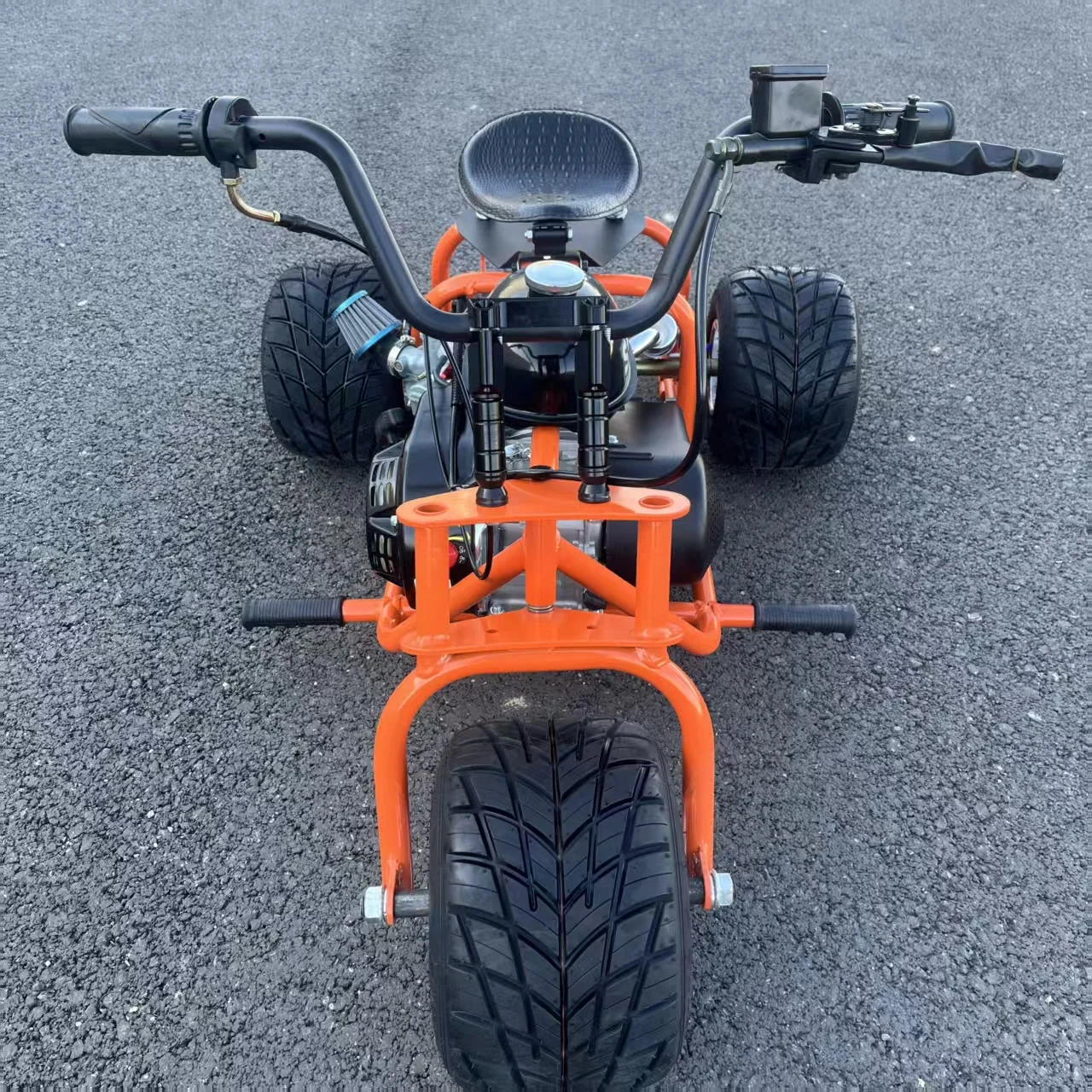 212cc 4-Stroke All-New Orange 3-Wheel Kart Spring Suspension Seat 5-Inch Polished Aluminum Wide Tires Road Racing Drift Go Kart
212cc 4-Stroke All-New Orange 3-Wheel Kart Spring Suspension Seat 5-Inch Polished Aluminum Wide Tires Road Racing Drift Go Kart