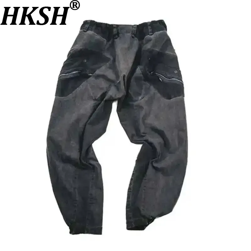HKSH Spring Autumn Winter New Men's Tide Punk Watse Land Style Pockets Cargo Pants Zipper Adjustable Avant-Garde Chic Ins HK3336
HKSH Spring Autumn Winter New Men's Tide Punk Watse Land Style Pockets Cargo Pants Zipper Adjustable Avant-Garde Chic Ins HK3336