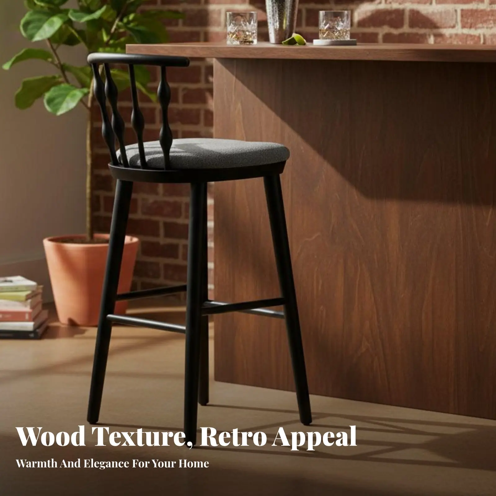 High Stool with Backrest Vintage Design Counter Chair Minimalist Design Woven Seat for Interior Designers, Adults, Home Bar
High Stool with Backrest Vintage Design Counter Chair Minimalist Design Woven Seat for Interior Designers, Adults, Home Bar