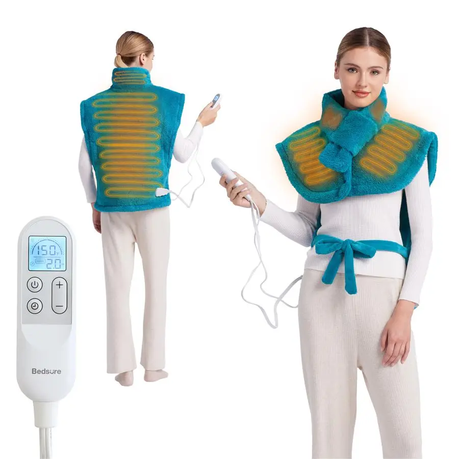 Wrap Heating Pad for Neck and Shoulders and Back Birthday Gifts for Seniors Women Mom, Electric Heated Pad for Full Body, Fast H
Wrap Heating Pad for Neck and Shoulders and Back Birthday Gifts for Seniors Women Mom, Electric Heated Pad for Full Body, Fast H
