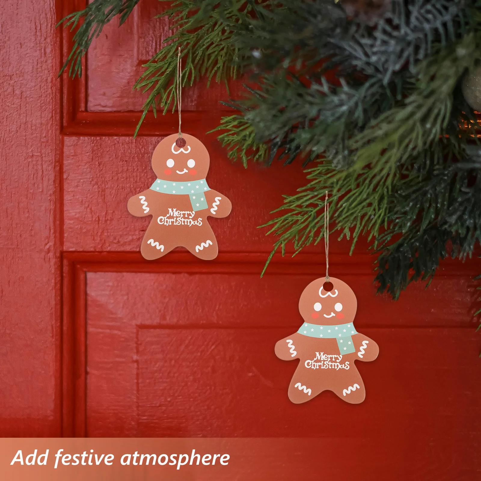50 PCS Xmas Hanging Tag Christmas Decoration Gingerbread Man Figures Tags for Presents
50 PCS Xmas Hanging Tag Christmas Decoration Gingerbread Man Figures Tags for Presents