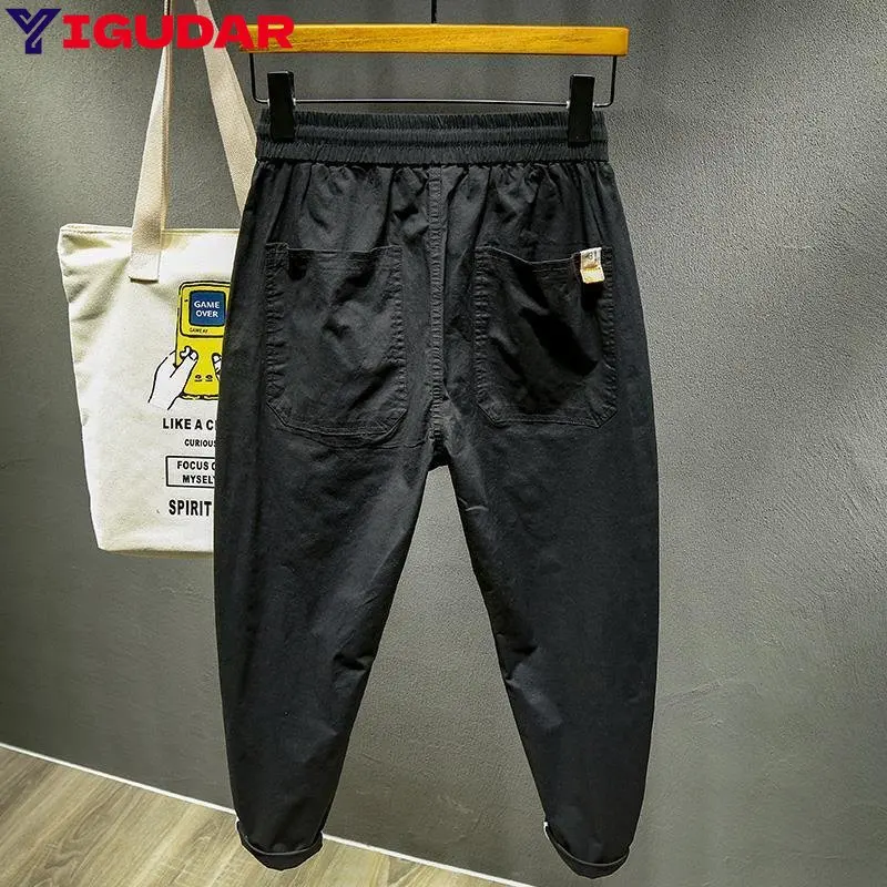 Cotton Harem Pants Men Solid Elastic Waist Streetwear Joggers 2023 New Baggy cargo Pants men Casual Trousers Men sweatpants
Cotton Harem Pants Men Solid Elastic Waist Streetwear Joggers 2023 New Baggy cargo Pants men Casual Trousers Men sweatpants