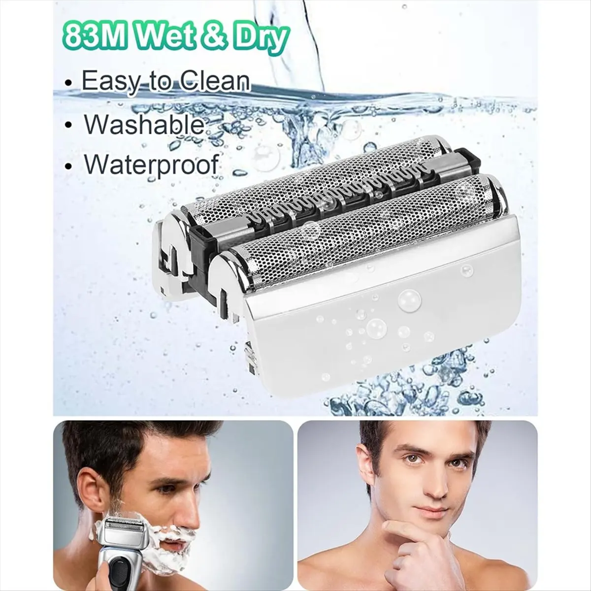 A59E, 2 шт., сменная головка 83M для серии 8 S8, сменные электрические лезвия, модель 8370Cc, 8340S, 8350S, 8467
A59E, 2 шт., сменная головка 83M для серии 8 S8, сменные электрические лезвия, модель 8370Cc, 8340S, 8350S, 8467