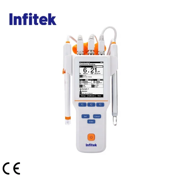 CE Approved Auto Read Multi-purposeMulti-parameter Water quality Meter/ Multi-parameter Analyzer
CE Approved Auto Read Multi-purposeMulti-parameter Water quality Meter/ Multi-parameter Analyzer