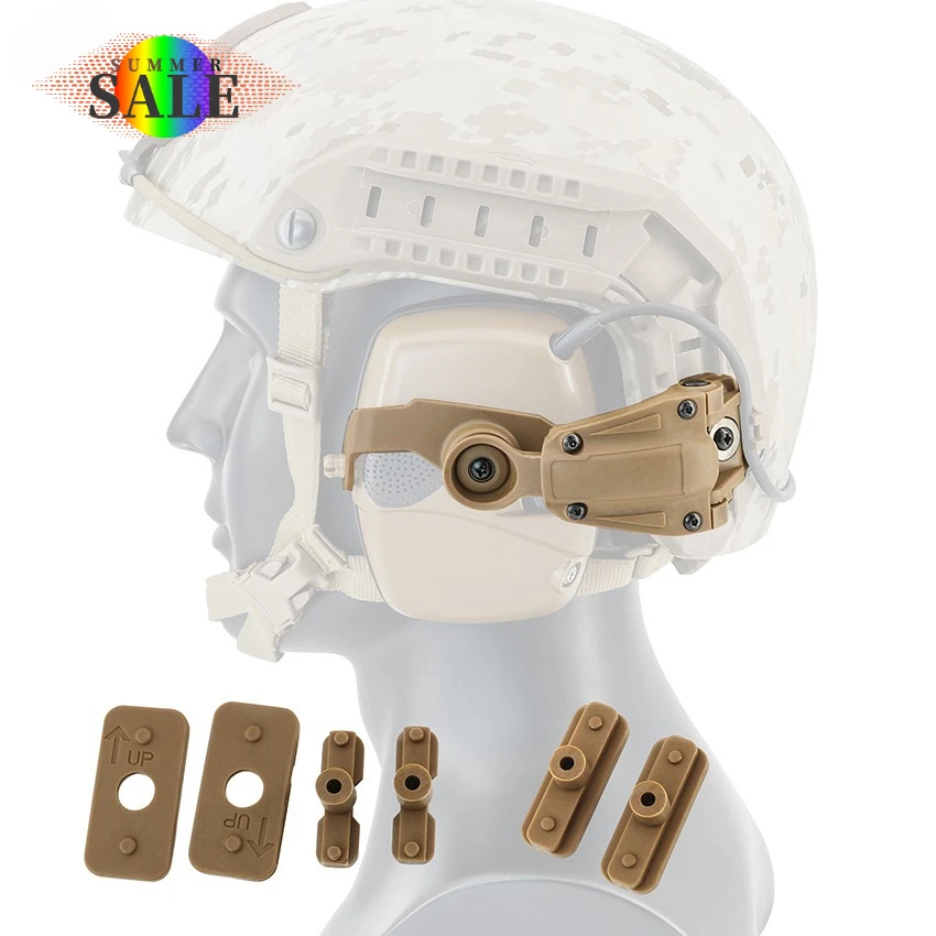 Тактический держатель для гарнитуры для шлема, адаптер для крепления на шлем на направляющую ARC для Howard Leight Impact, спортивные наушники для стрельбы с усилением звука
Тактический держатель для гарнитуры для шлема, адаптер для крепления на шлем на направляющую ARC для Howard Leight Impact, спортивные наушники для стрельбы с усилением звука