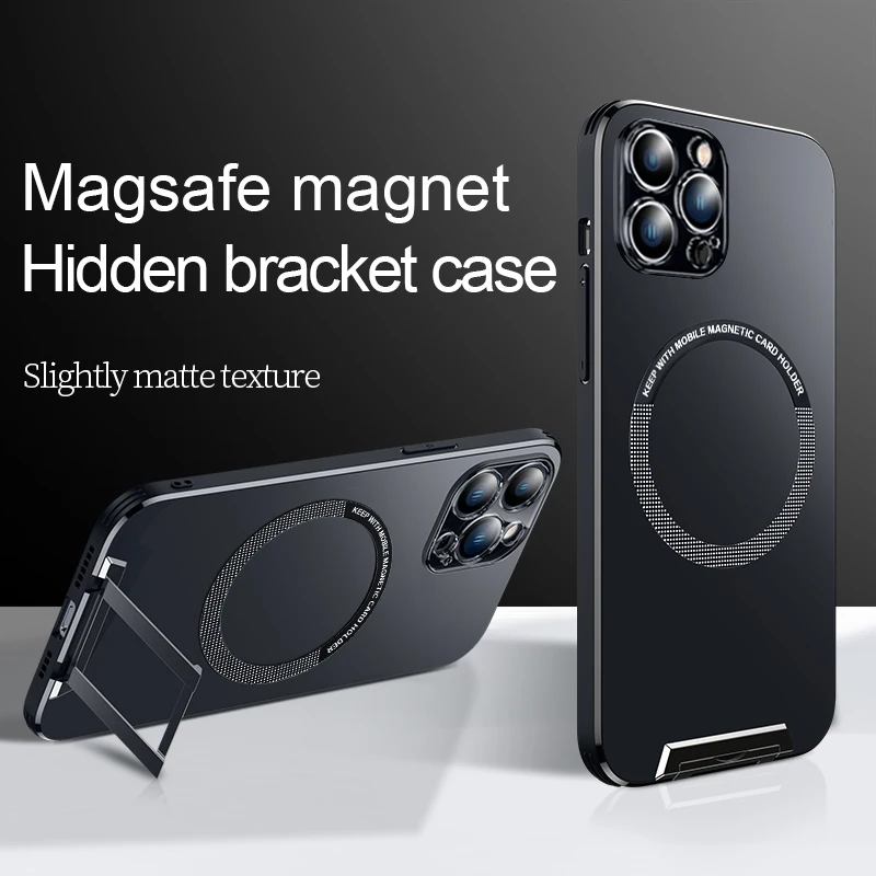 For iPhone 14 Pro Max Phone case Fashion Metal Invisible Bracket Holder Back Cover For iPhone 13 Pro 14 Plus For Magnetic Case
For iPhone 14 Pro Max Phone case Fashion Metal Invisible Bracket Holder Back Cover For iPhone 13 Pro 14 Plus For Magnetic Case