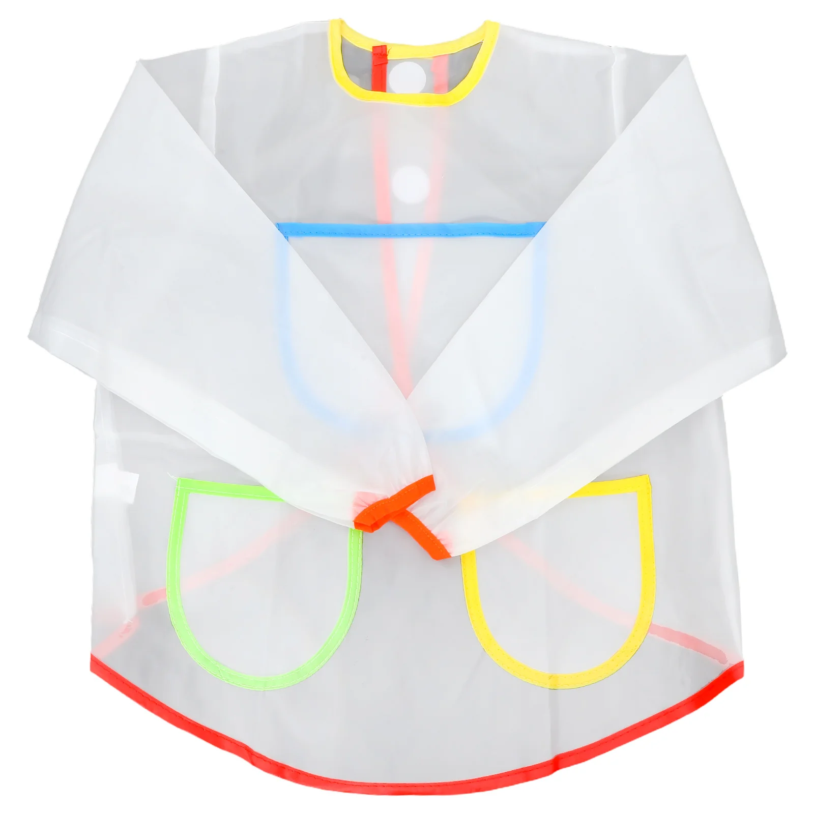 Long-Sleeved Waterproof Painting Apron Smock Protective for Oil Paint with Large Pockets Hook Loop 
Long-Sleeved Waterproof Painting Apron Smock Protective for Oil Paint with Large Pockets Hook Loop