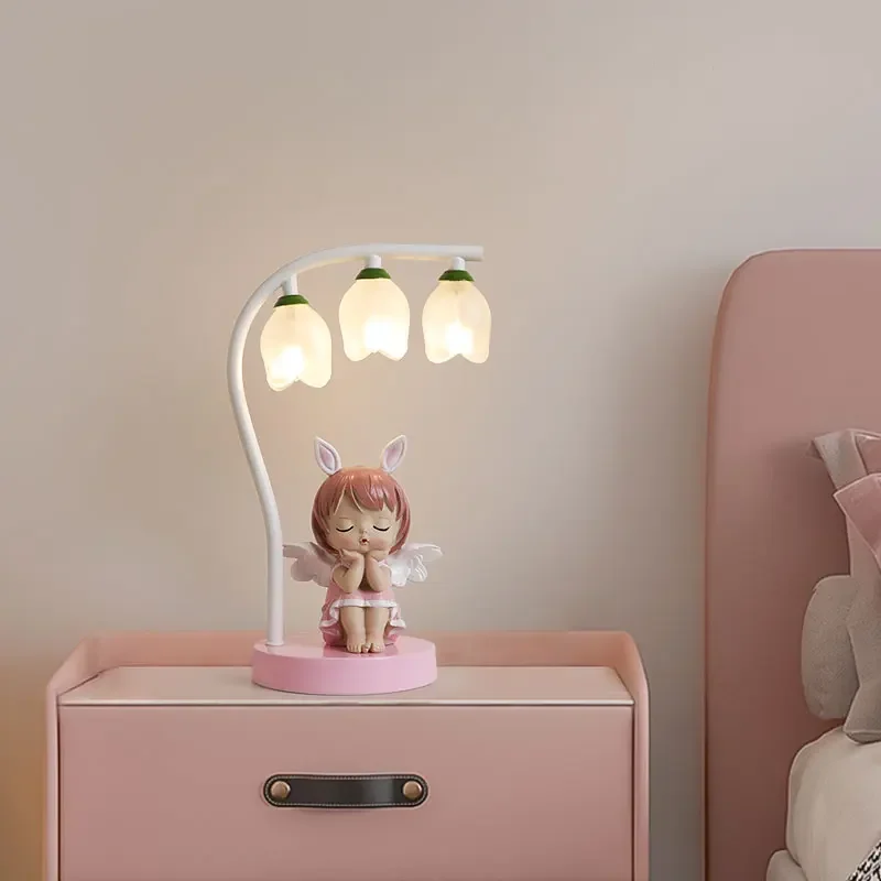 Children's room table lamp bedroom bedside lamp girl cute creative gift cartoon rabbit princess warm eye protection desk lamp
Children's room table lamp bedroom bedside lamp girl cute creative gift cartoon rabbit princess warm eye protection desk lamp