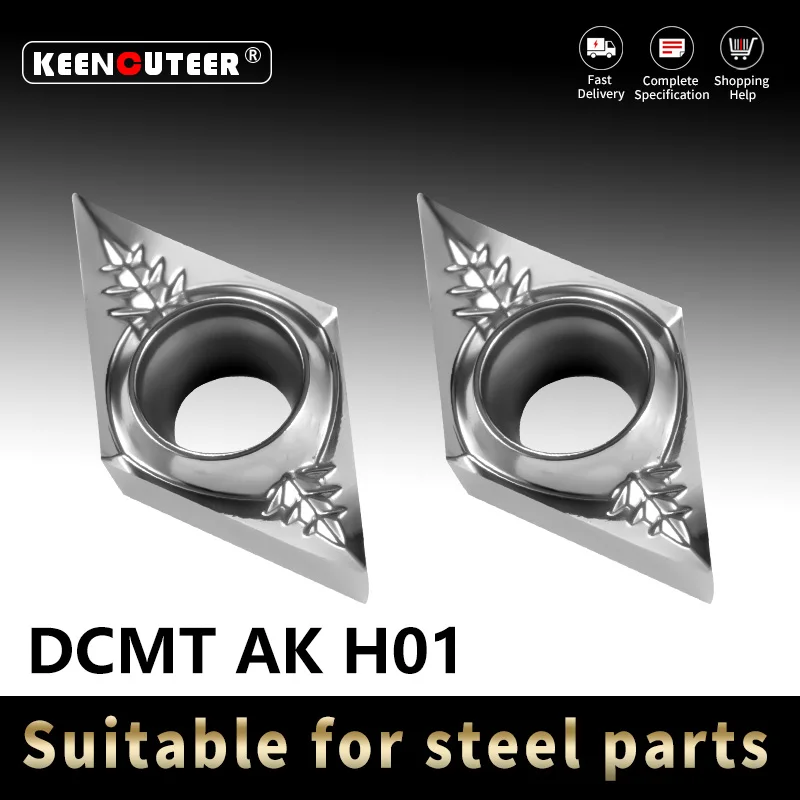 DCGT070208-AK H01 Aluminum Inserts & DCGT07/11 Diamond CNC Inserts for Internal Hole Lathe Tools
DCGT070208-AK H01 Aluminum Inserts & DCGT07/11 Diamond CNC Inserts for Internal Hole Lathe Tools