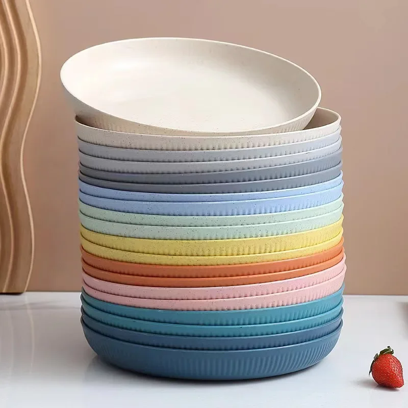 1pcs Nordic Wheat Straw Plates FruitPlate Vegetable Plates Plastic Bone Spitting Plate Dry Fruit Plate Tableware LargePlates
1pcs Nordic Wheat Straw Plates FruitPlate Vegetable Plates Plastic Bone Spitting Plate Dry Fruit Plate Tableware LargePlates