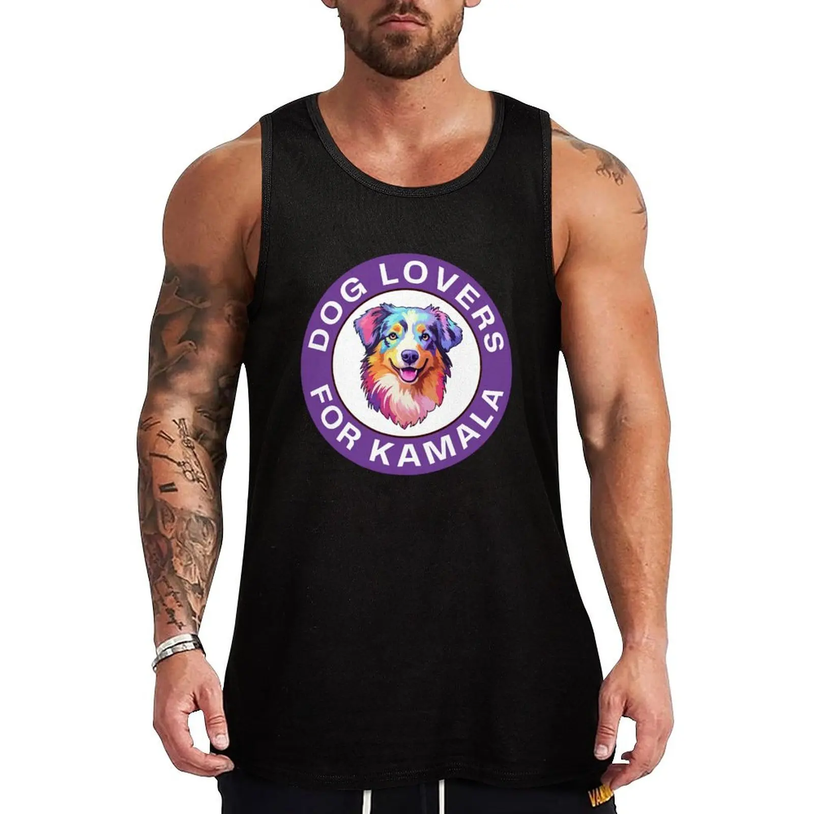 Dog Lovers For Kamala Harris - Australian Shepherd Tank Top Workout Tank Top Breathable Athletic Fitness Sleeveless
Dog Lovers For Kamala Harris - Australian Shepherd Tank Top Workout Tank Top Breathable Athletic Fitness Sleeveless