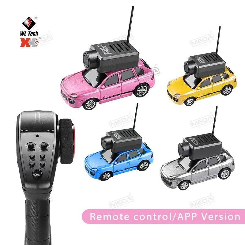 WLtoys 6401-C Высокоскоростное управление 2,4 ГГц с камерой гоночного автомобиля Мини-мобиль управления приложением FPV, масштаб 1:64, 4WD, вид на первый человек, радиоуправляемая машина
WLtoys 6401-C Высокоскоростное управление 2,4 ГГц с камерой гоночного автомобиля Мини-мобиль управления приложением FPV, масштаб 1:64, 4WD, вид на первый человек, радиоуправляемая машина