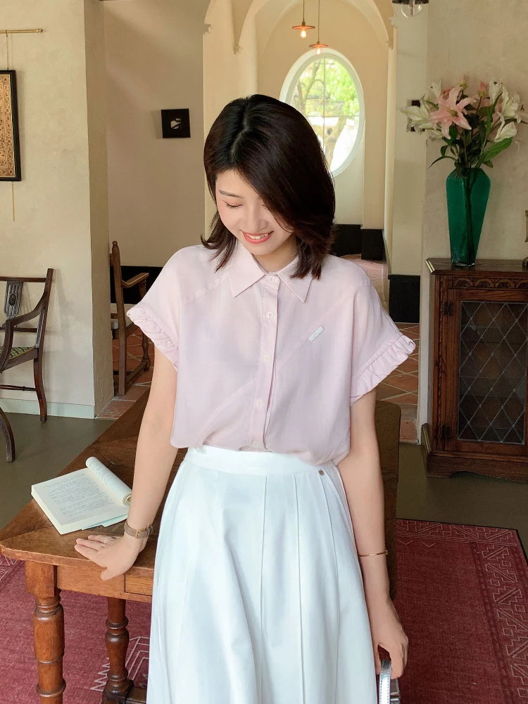 Zillal Purple Cloud Two-Tone Cool Sensation Silk Collar -Sve Design Commute irt Women's Loose Fit ort Sve
Zillal Purple Cloud Two-Tone Cool Sensation Silk Collar -Sve Design Commute irt Women's Loose Fit ort Sve