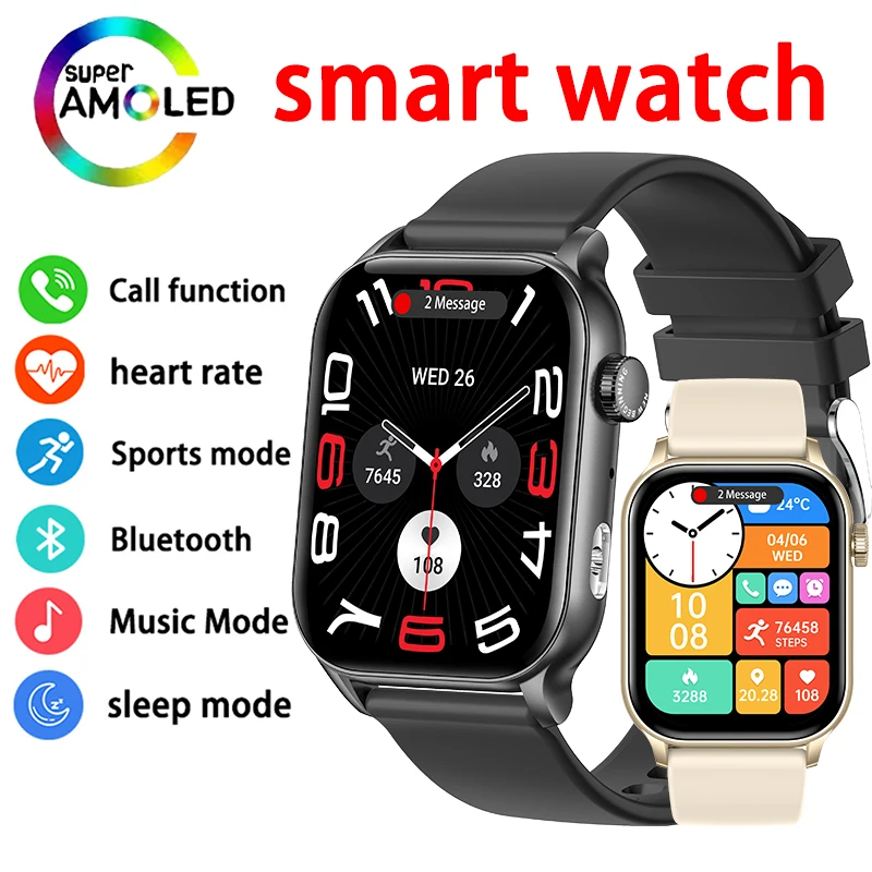 New Men's Watch Supports AI Voice Assistant 5.2 Bluetooth Call Function 1.952 Inch AMOLED Screen 410 * 502 Resolution Watch
New Men's Watch Supports AI Voice Assistant 5.2 Bluetooth Call Function 1.952 Inch AMOLED Screen 410 * 502 Resolution Watch