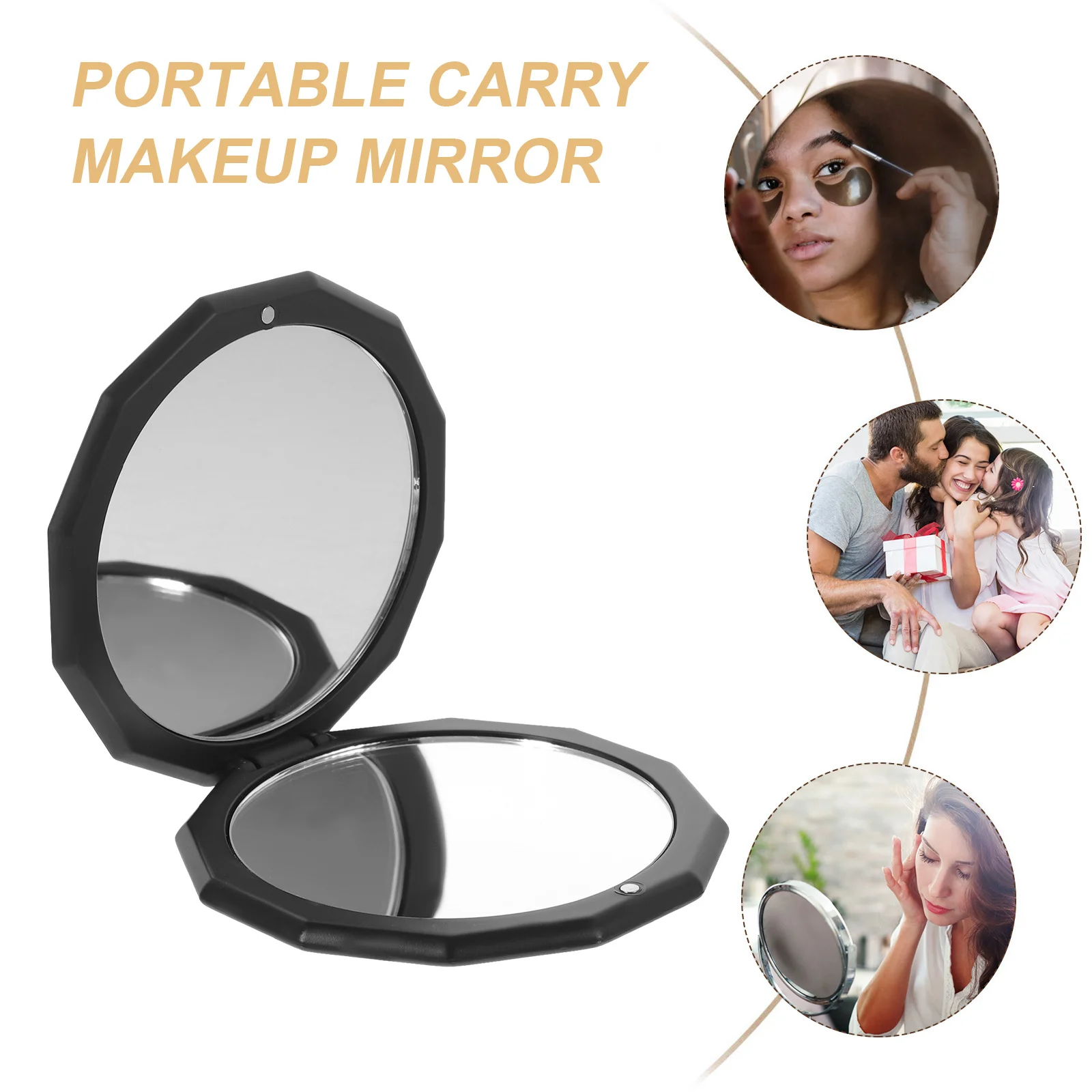 Compact Makeup Mirror Small Portable Foldable Magnifying Double Sided Pocket Mirror for Travel Outdoor Purse Handbag Use
Compact Makeup Mirror Small Portable Foldable Magnifying Double Sided Pocket Mirror for Travel Outdoor Purse Handbag Use