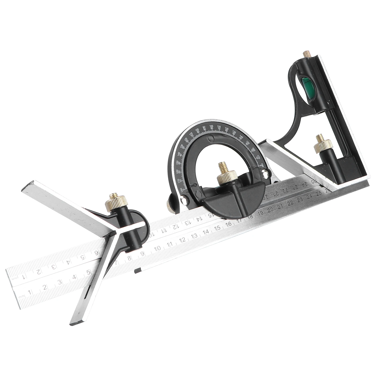 Stainless Steel Ruler Angle Carpenter Square Scale Gauge Measuring Tool Set Fully Adjustable Level Metric Imperial Calibration
Stainless Steel Ruler Angle Carpenter Square Scale Gauge Measuring Tool Set Fully Adjustable Level Metric Imperial Calibration