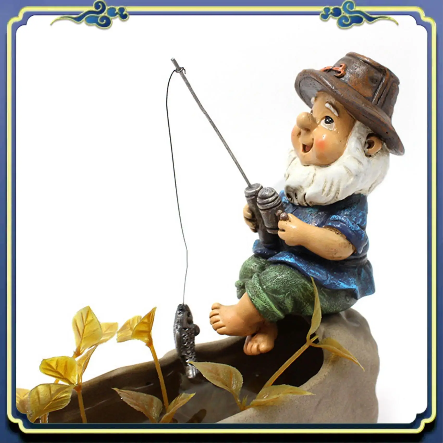 ABTJ-Garden Gnome Statue Resin Fishing Dwarf Elf Statue Outdoor Pastoral Landscape Ornaments For Garden Yard Lawn Decor
ABTJ-Garden Gnome Statue Resin Fishing Dwarf Elf Statue Outdoor Pastoral Landscape Ornaments For Garden Yard Lawn Decor