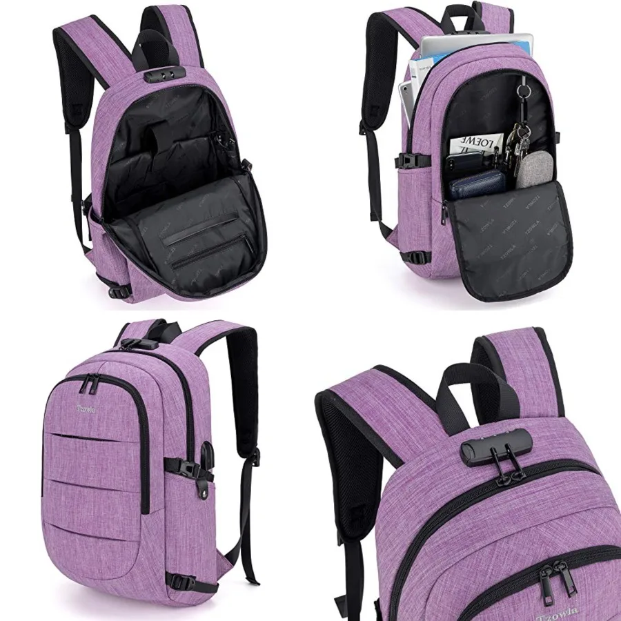 Travel Laptop Backpack Water Resistant Anti-Theft Bag with Giant Tumbler Holder Pocket and Lock 15.6 Inch Computer Business Bac
Travel Laptop Backpack Water Resistant Anti-Theft Bag with Giant Tumbler Holder Pocket and Lock 15.6 Inch Computer Business Bac
